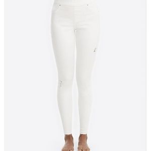 Spanx distressed white jeans XS brand new!